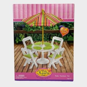 Only Hearts Club Doll Patio Furniture Set NEW